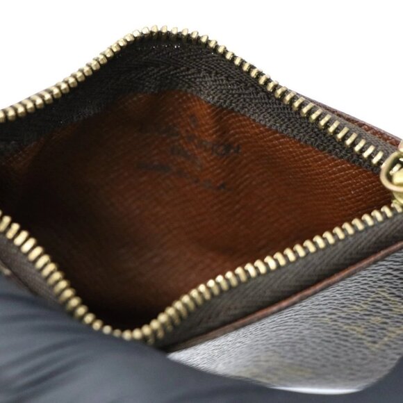 Louis Vuitton Monogram Coin Holder Key Pouch Pochette - Brown - Picture 11 of 16